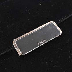 Pre Owned Prada Black Velvet Handbag