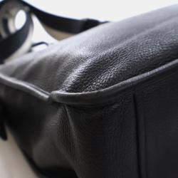 Pre Owned Prada Medium Vitello Daino Black Crossbody Bag