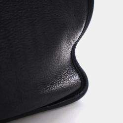 Pre Owned Prada Medium Vitello Daino Black Crossbody Bag