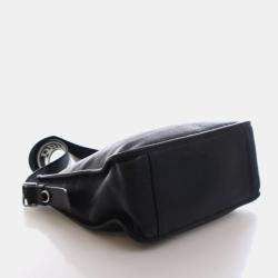 Pre Owned Prada Medium Vitello Daino Black Crossbody Bag