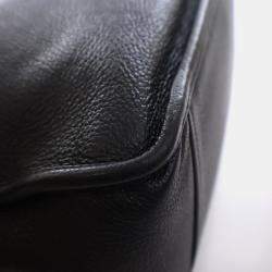 Pre Owned Prada Medium Vitello Daino Black Crossbody Bag