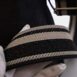 Pre Owned Prada Medium Vitello Daino Black Crossbody Bag