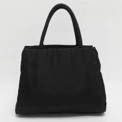 Pre Owned Prada Black Nylon Tote