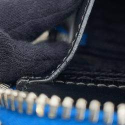 مملوكة مسبقًا Prada Saffiano Leather 2Way Handbag Blue Leather