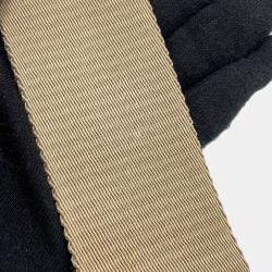 Pre Owned Prada Hobo Bag Shoulder Bag Beige Pile