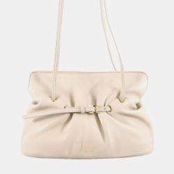 مملوكة مسبقًا Prada Dada Shoulder Bag Ivory Nappa Leather Size Small