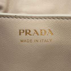 مملوكة مسبقًا Prada Dada Shoulder Bag Ivory Nappa Leather Size Small
