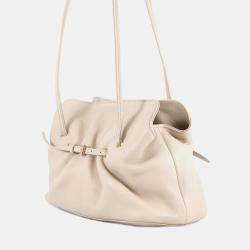 مملوكة مسبقًا Prada Dada Shoulder Bag Ivory Nappa Leather Size Small