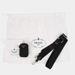 Pre Owned Prada 2Way Tote Bag Black Nylon