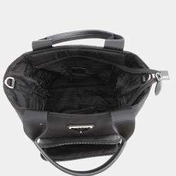 Pre Owned Prada 2Way Tote Bag Black Nylon