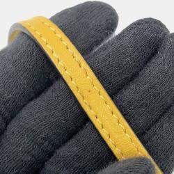 مملوكة مسبقًا حقيبة برادا دويت حقيبتين في واحدة جلد سافيانو أصفر عجل