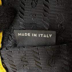 مملوكة مسبقًا حقيبة برادا دويت حقيبتين في واحدة جلد سافيانو أصفر عجل