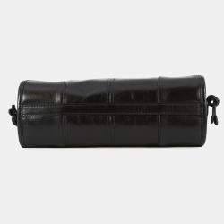 Pre Owned Prada Bonnie Shoulder Bag Black Leather Size Small