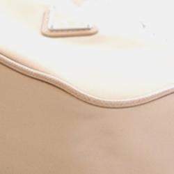 Pre Owned Prada Brown Re Nylon Re Edition 2005 Satchel