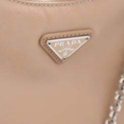 Pre Owned Prada Brown Re Nylon Re Edition 2005 Satchel