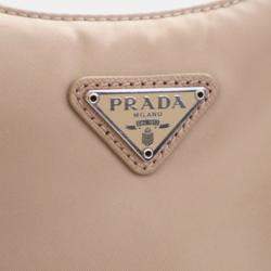 Pre Owned Prada Brown Re Nylon Re Edition 2005 Satchel