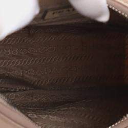 Pre Owned Prada Brown Re Nylon Re Edition 2005 Satchel