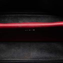 مملوكة مسبقًا Prada Red Medium Saffiano Cuir Double Handle Satchel