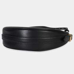 مملوكة مسبقًا حقيبة كتف برادا أسود جلد عجل ناعم صغير أركيو