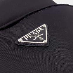 Pre Owned Prada Black Nylon Re-Nylon Backpack