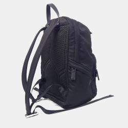 Pre Owned Prada Black Nylon Re-Nylon Backpack