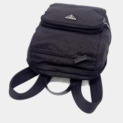 Pre Owned Prada Black Nylon Re-Nylon Backpack