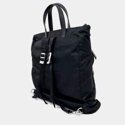 Pre Owned Prada Black Nylon Re-Nylon Tote Bag