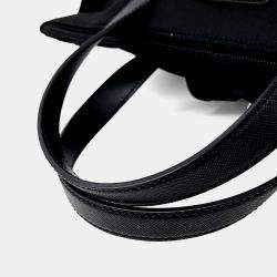 Pre Owned Prada Black Nylon Re-Nylon Tote Bag