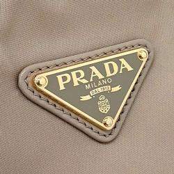 Pre Owned Prada Beige Nylon Re-Nylon Shoulder Bag