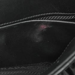 Pre Owned حقيبة برادا يد جلد غوفري أسود ناعمة