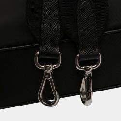 Pre Owned Prada Black Tessuto Re Edition 2005 Satchel