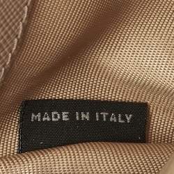 مملوكة مسبقًا Prada Beige Saffiano Leather Flap Continental Wallet