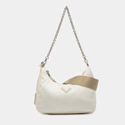 مملوكة مسبقًا Prada White Re Nylon Re Edition 2005 Satchel