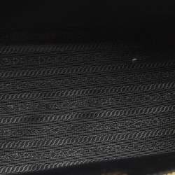 Pre Owned حقيبة يد توتس برادا باراديغم جلد سافيانو أسود/وردي