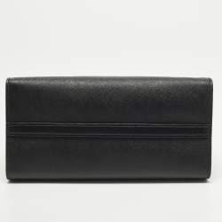 Pre Owned حقيبة يد توتس برادا باراديغم جلد سافيانو أسود/وردي