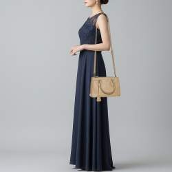 Pre Owned حقيبة يد برادا "غاليريا" صغيرة جلد سافياتو لوكس وردي بسحاب مزدوج