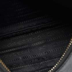 Pre Owned Prada Re-Edition 2005 Black Saffiano Lux Leather Shoulder Bag