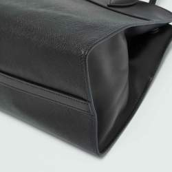 Pre Owned Prada Esplanade Black Saffiano Lux and City Leather Tote