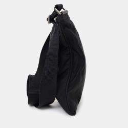 Pre Owned Prada Black Nylon Messenger Bag