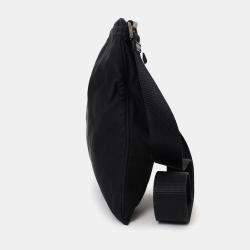 Pre Owned Prada Black Nylon Messenger Bag