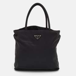Pre Owned Prada Tessuto City Black Nylon Tote