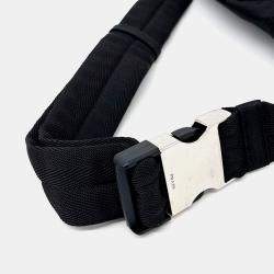Pre Owned Prada Black Fabric belt bag