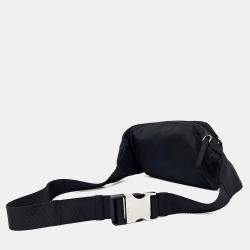 مملوكة مسبقًا Prada Black Fabric Bike Bag (2VL005)