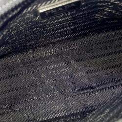 مملوكة مسبقًا حقيبة برادا نسيج تيسوتو نايلون سوداء (1NE515)