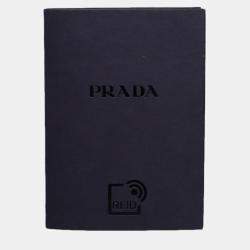 مملوكة مسبقًا حقيبة كتف برادا سلسلة سافايانو بيضاء مع رفرف