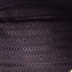 Pre Owned Prada Promenade Mini Purple Saffiano Lux Leather Satchel