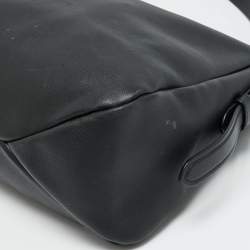 Pre Owned حقيبة كتف برادا إيمي جلد سوداء كبيرة