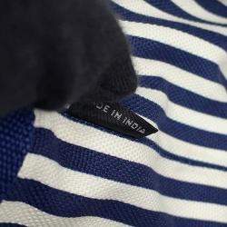 Pre Owned Prada Canapa Blue Canvas