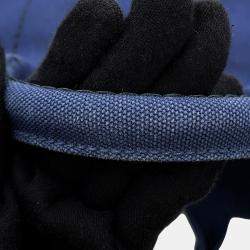 Pre Owned Prada Canapa Blue Canvas