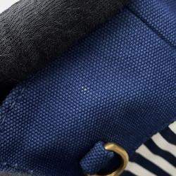 Pre Owned Prada Canapa Blue Canvas